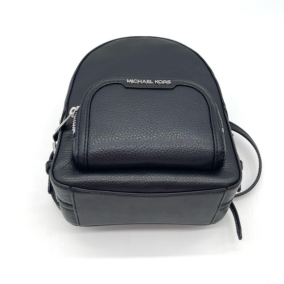 Michael Kors Jaycee Xsmall Convertible Zip Pocket Backpack Black - Picture 8 of 8